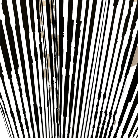 White House Black Market Panel Maxi Dress Keyhole Neck Silver Metal Clasp Size 2 - Picture 3 of 12